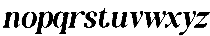 New Shuffle Italic Italic Font LOWERCASE
