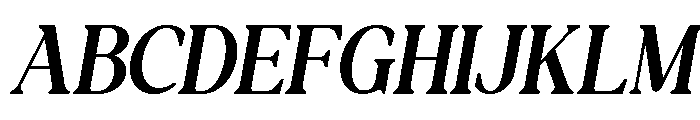 New Shuffle Italic Light Italic Font UPPERCASE