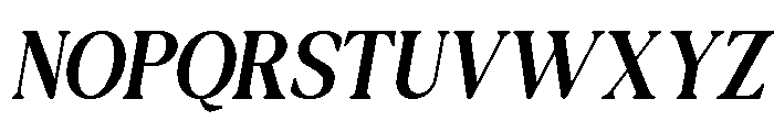 New Shuffle Italic Light Italic Font UPPERCASE