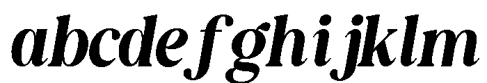 New Shuffle Italic Med Ita FONT