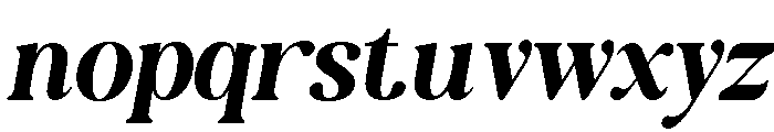 New Shuffle Italic Med Ita Font LOWERCASE