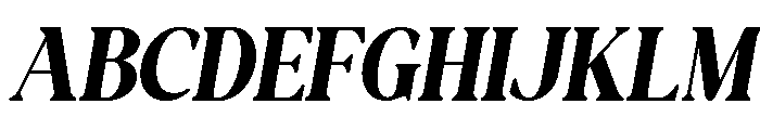 New Shuffle Italic SemBd Ita Font UPPERCASE