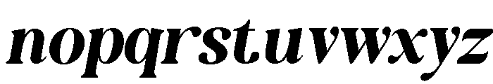 New Shuffle Italic SemBd Ita Font LOWERCASE