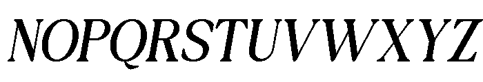 New Shuffle Italic Thin Italic Font UPPERCASE