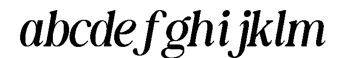 New Shuffle Italic Thin Italic FONT