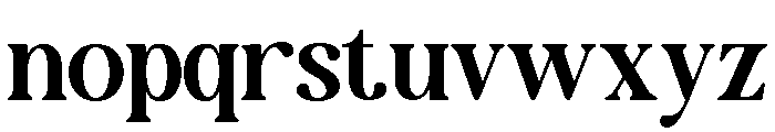 New Shuffle Medium Font LOWERCASE
