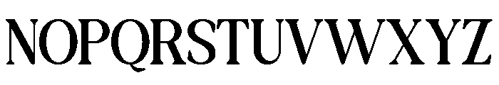 New Shuffle Regular Font UPPERCASE