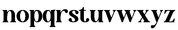 New Shuffle Semi Bold Font LOWERCASE