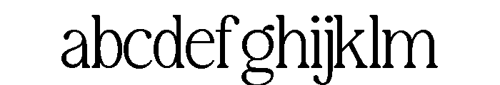 New Shuffle Thin FONT