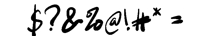 New Siqon Font OTHER CHARS
