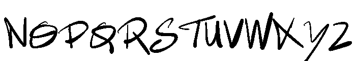 New Siqon Font UPPERCASE