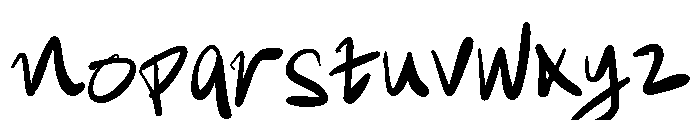 New Siqon Font LOWERCASE