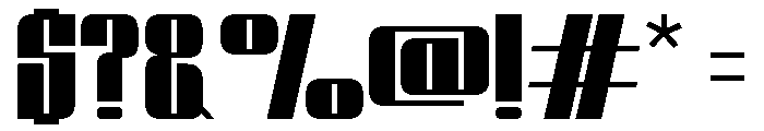 New Taurus Regular Font OTHER CHARS