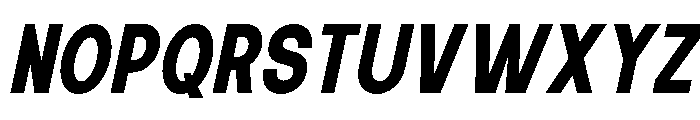 New Trusty ExtBd Cond Ita Font UPPERCASE