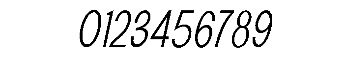 New Trusty ExtLt Cond Ita Font OTHER CHARS