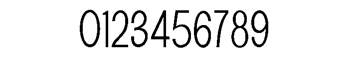 New Trusty ExtLt Cond Font OTHER CHARS
