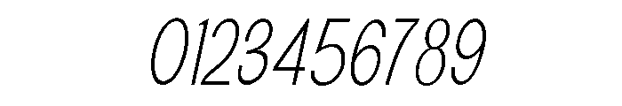 New Trusty Thin Cond Ita Font OTHER CHARS