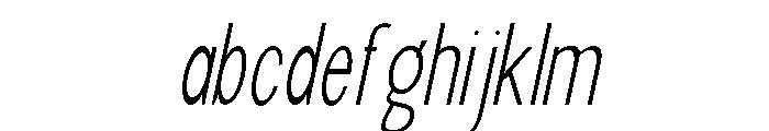 New Trusty Thin Cond Ita FONT