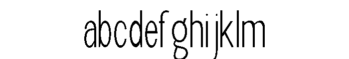 New Trusty Thin Condensed FONT