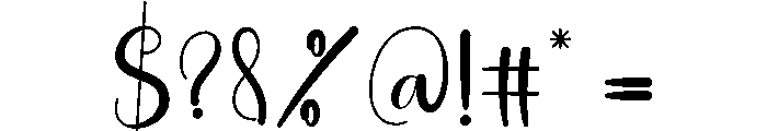 New Year Celebration Font OTHER CHARS