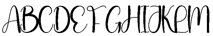 New Year Celebration Font UPPERCASE