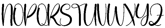 New Year Celebration Font UPPERCASE