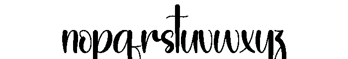 New Year Celebration Font LOWERCASE