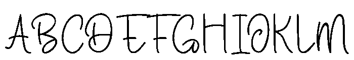 New Year December Font UPPERCASE