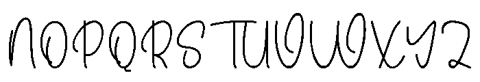 New Year December Font UPPERCASE
