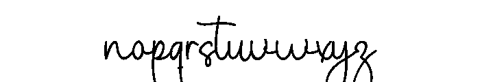 New Year December Font LOWERCASE