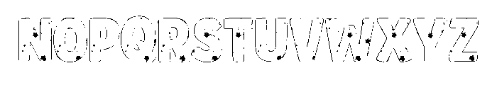 New Year Font 4 Font UPPERCASE