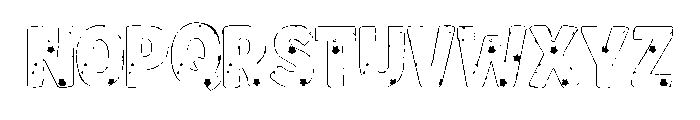 New Year Font 4 Font LOWERCASE