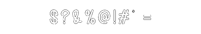 New Year Gingerbread Font OTHER CHARS