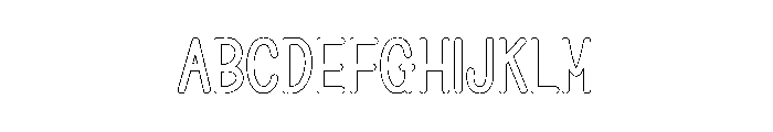 New Year Gingerbread Font UPPERCASE