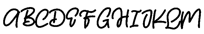 New Year Show Font UPPERCASE