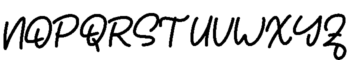 New Year Show Font UPPERCASE