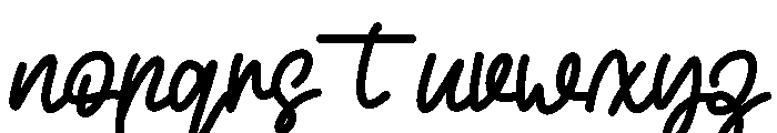 New Year Show Font LOWERCASE