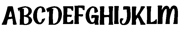 New_Years_Print Font UPPERCASE