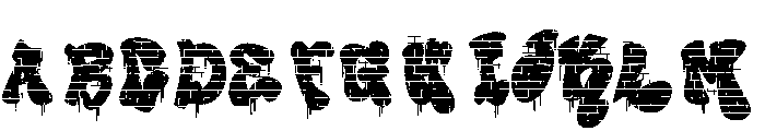 New York Graf B100 Font UPPERCASE