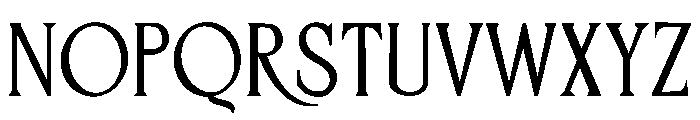 New moon Font LOWERCASE