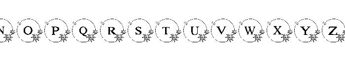 New year fireworks frame Font UPPERCASE