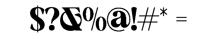 NewShuffle-Bold Font OTHER CHARS