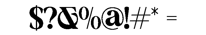 NewShuffle-SemiBold Font OTHER CHARS