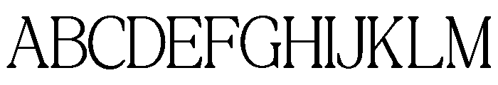 NewShuffle-Thin Font UPPERCASE