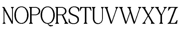 NewShuffle-Thin Font UPPERCASE