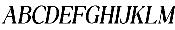 NewShuffleItalic-ThinItalic Font UPPERCASE