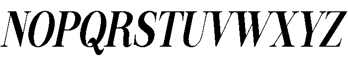 Newback Italic Font UPPERCASE