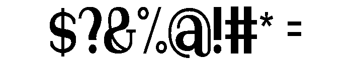 NewbornTimes-ExtBdCond Font OTHER CHARS