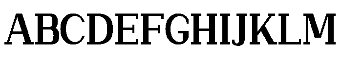 NewbornTimes-ExtBdCond Font UPPERCASE