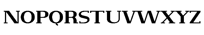 NewbornTimes-ExtBdExp Font UPPERCASE